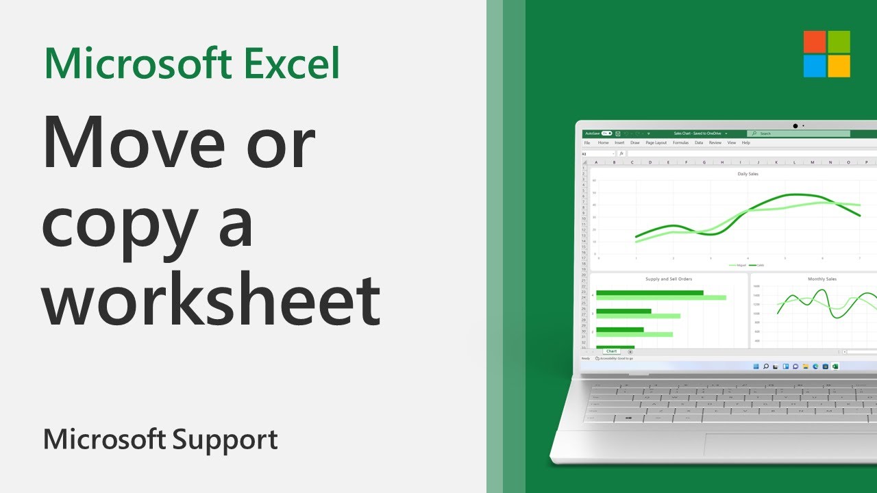 Как перемещать или копировать листы в Excel | Microsoft