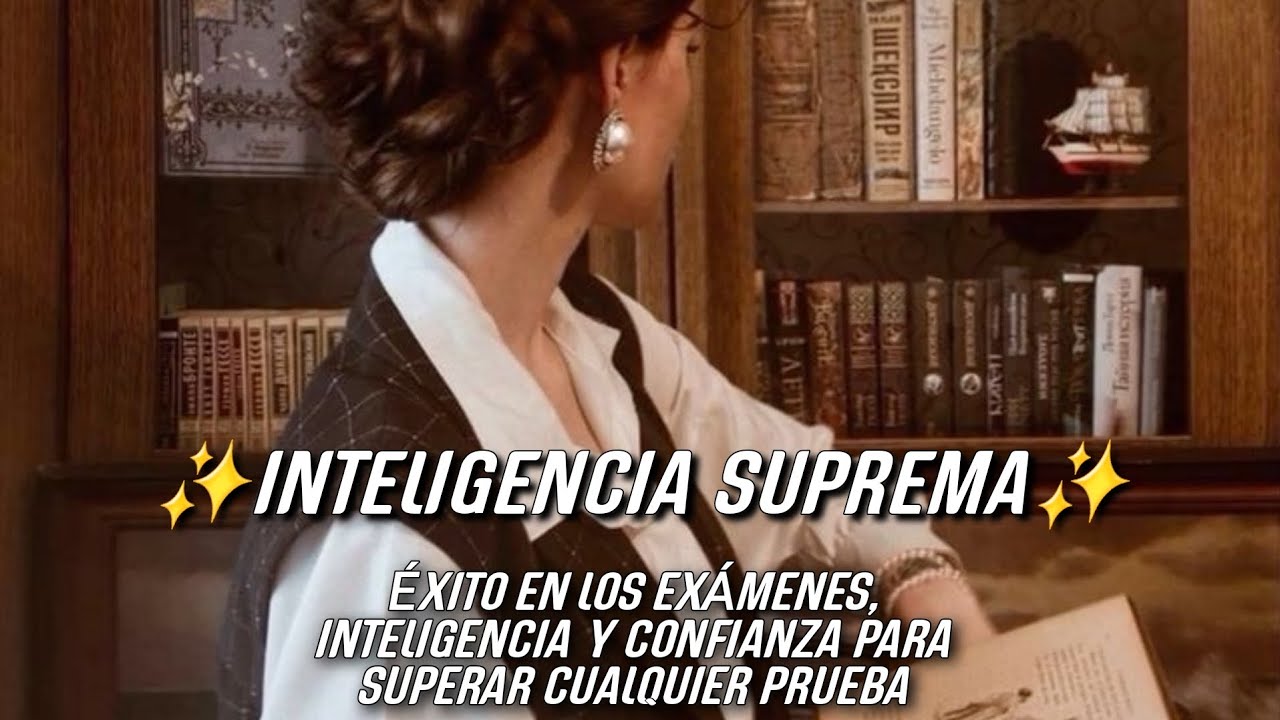 &iexcl;&Eacute;XITO ACAD&Eacute;MICO! Subliminal para ESTUDIOS, CONCENTRACI&Oacute;N e INTELIGENCIA 🎖🎗🧠 Unisex