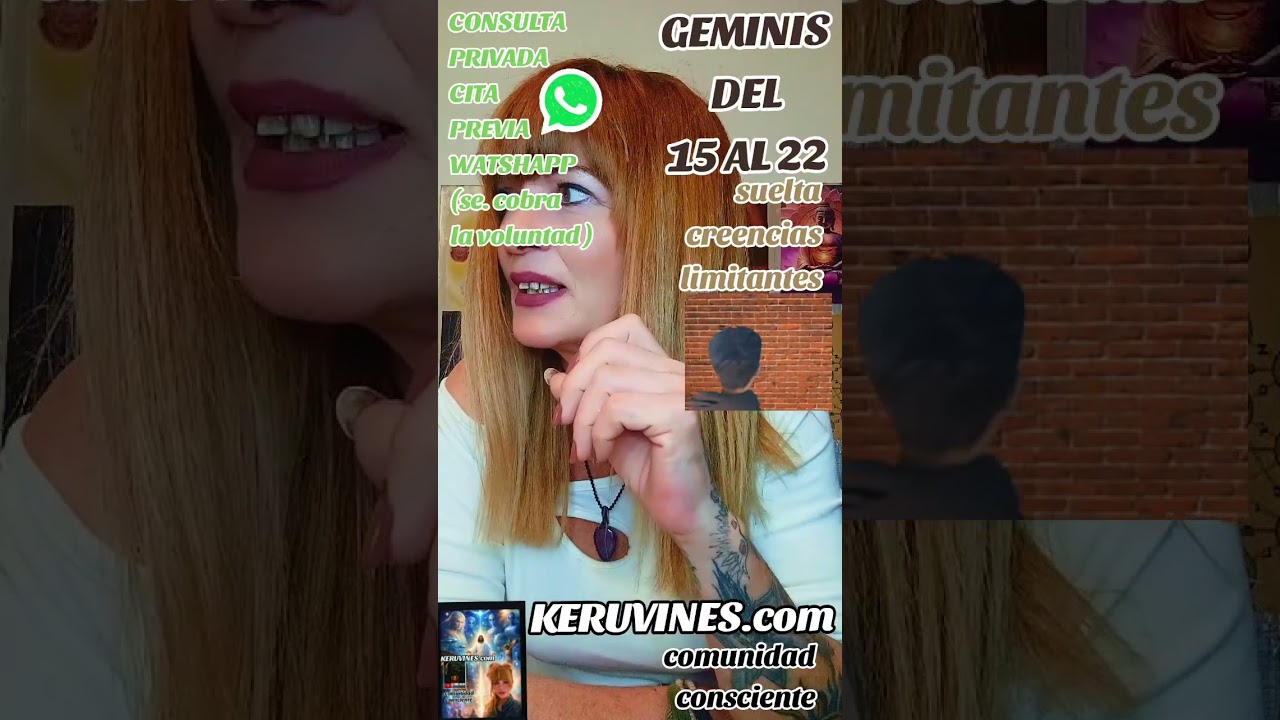 GEMINIS DEL 15 AL 22:SOLTANDO Creencias LIMITANTES