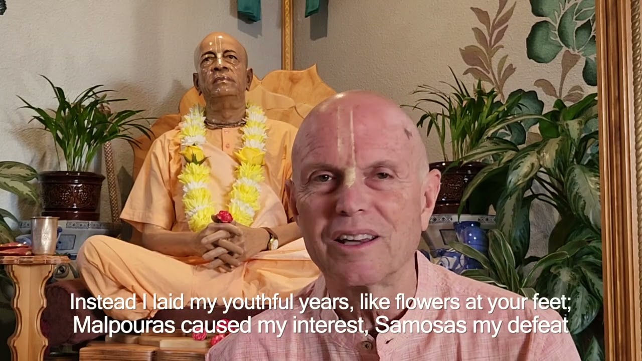 Srila Prabhupada's Vyasa puja offering by HG Kalakantha das (ACBSP)