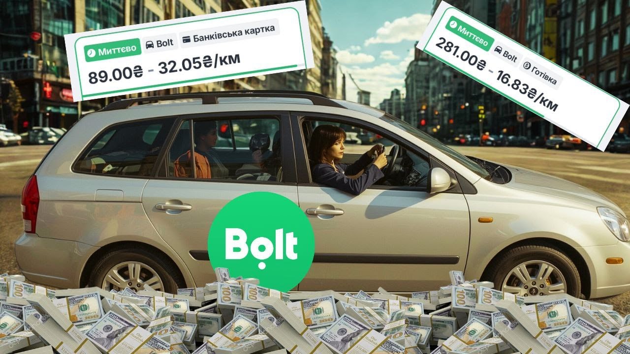 Скільки ЗАРОБЛЯЄ дівчина в таксі Bolt? Чесний огляд!