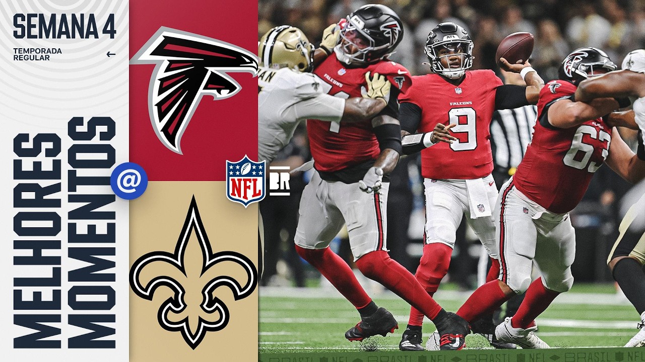 Atlanta Falcons x New Orleans Saints | Melhores Momentos - Semana 04 | NFL 2026