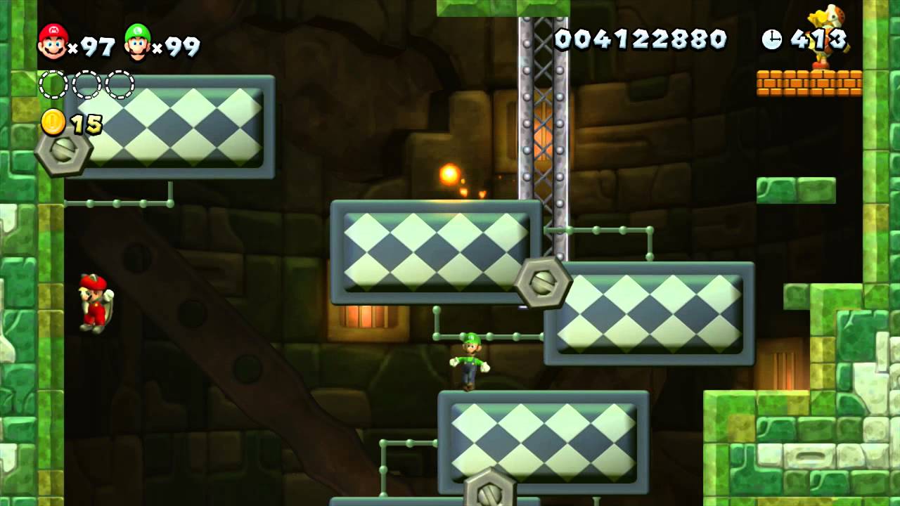 New Super Mario Bros U Wii U — Часть 17 — Конфетные шахты — 100%