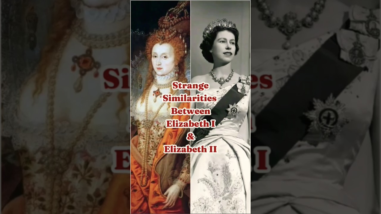 Strange similarities betweem Elizabeth I & Elizabeth II #history #elizabethi #elizabethii #queen