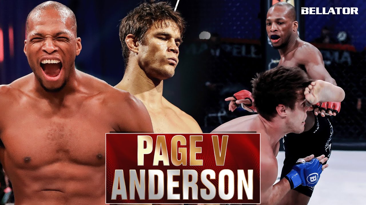 A BRUTAL STOPPAGE!! | Michael Page v Derek Anderson | Uncut & No Comms Full Fight | Bellator 258