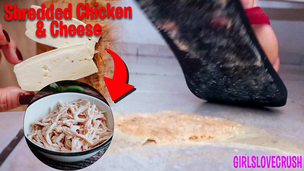 My Sister in Flip Flops vs Shredded Chicken & Cheese | Food crush 🐔🧀