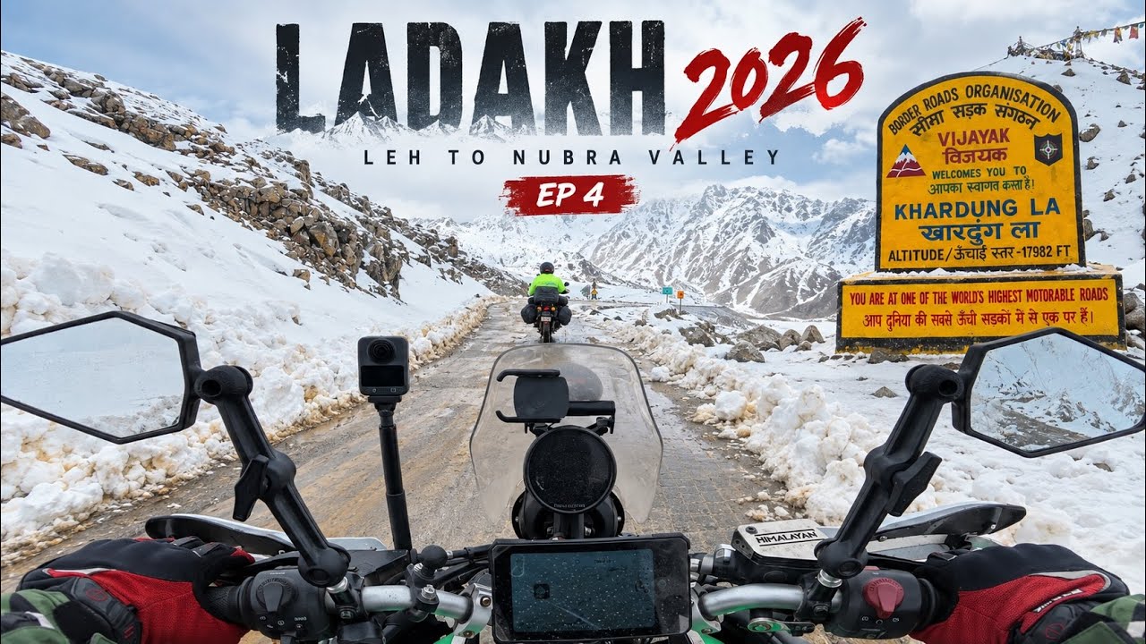 THE CRAZIEST Ride of LADAKH 2026 | Leh To Nubra Valley | EP-4