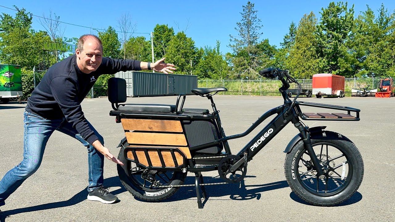 NEW for 2024: Pedego Cargo! A great family cargo ebike!