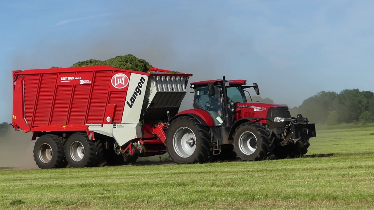 LU Langen / 2.Schnitt / CASE 185 cvx + Lely TIGO XR 65 D / Fendt Vario 818 + Krone TITAN R/48 GD