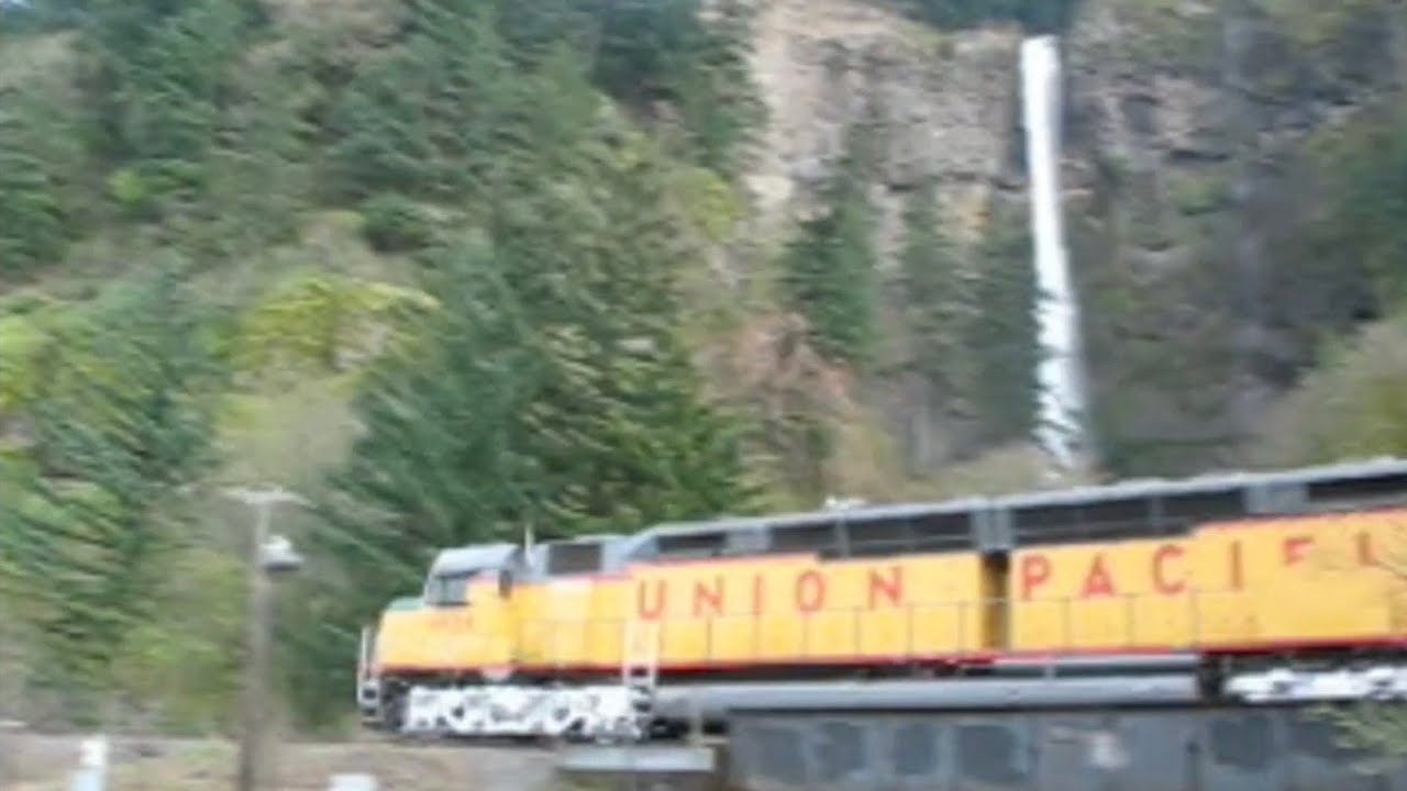 UP 6936 through Oregon (April 2008) (Narrated)