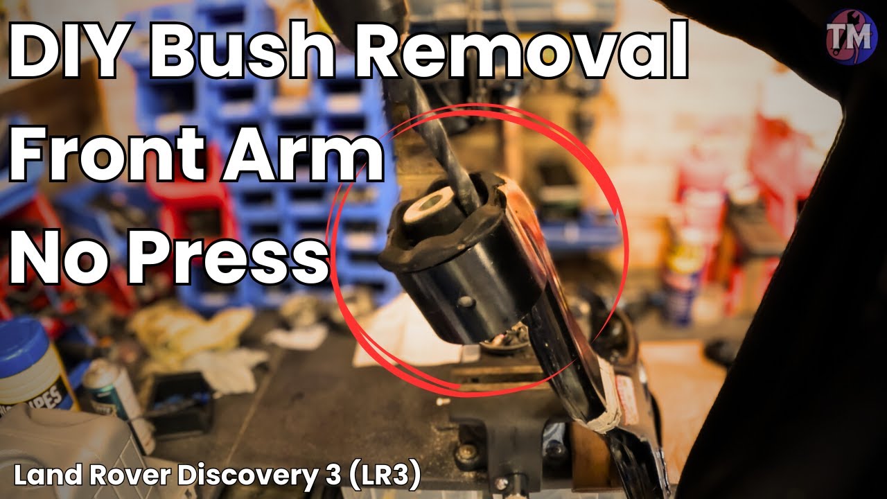Land Rover Discovery 3 (LR3) Easy Lower Front Control Arm Bush Removal | No Press Needed!