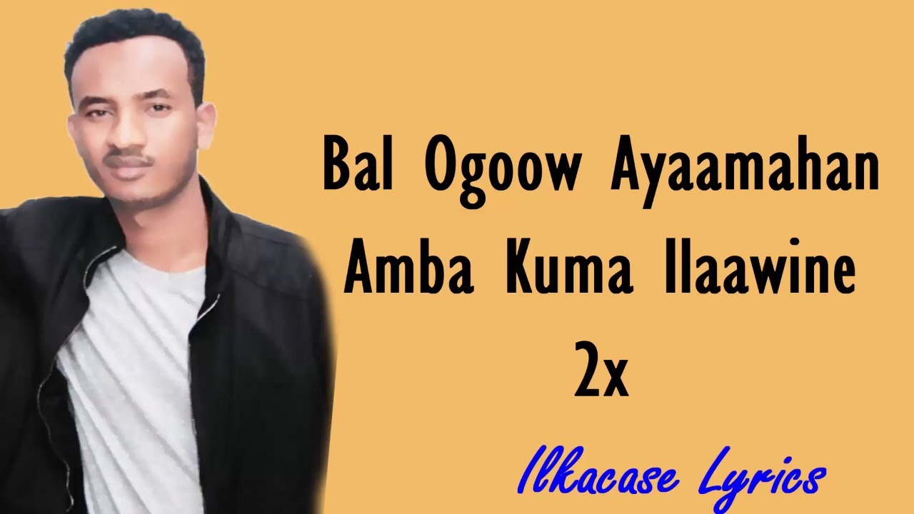 Xariir Ahmed Hees Cusub Bal Ogoow Ayaamahan 🎵 (Lyrics ) 2018