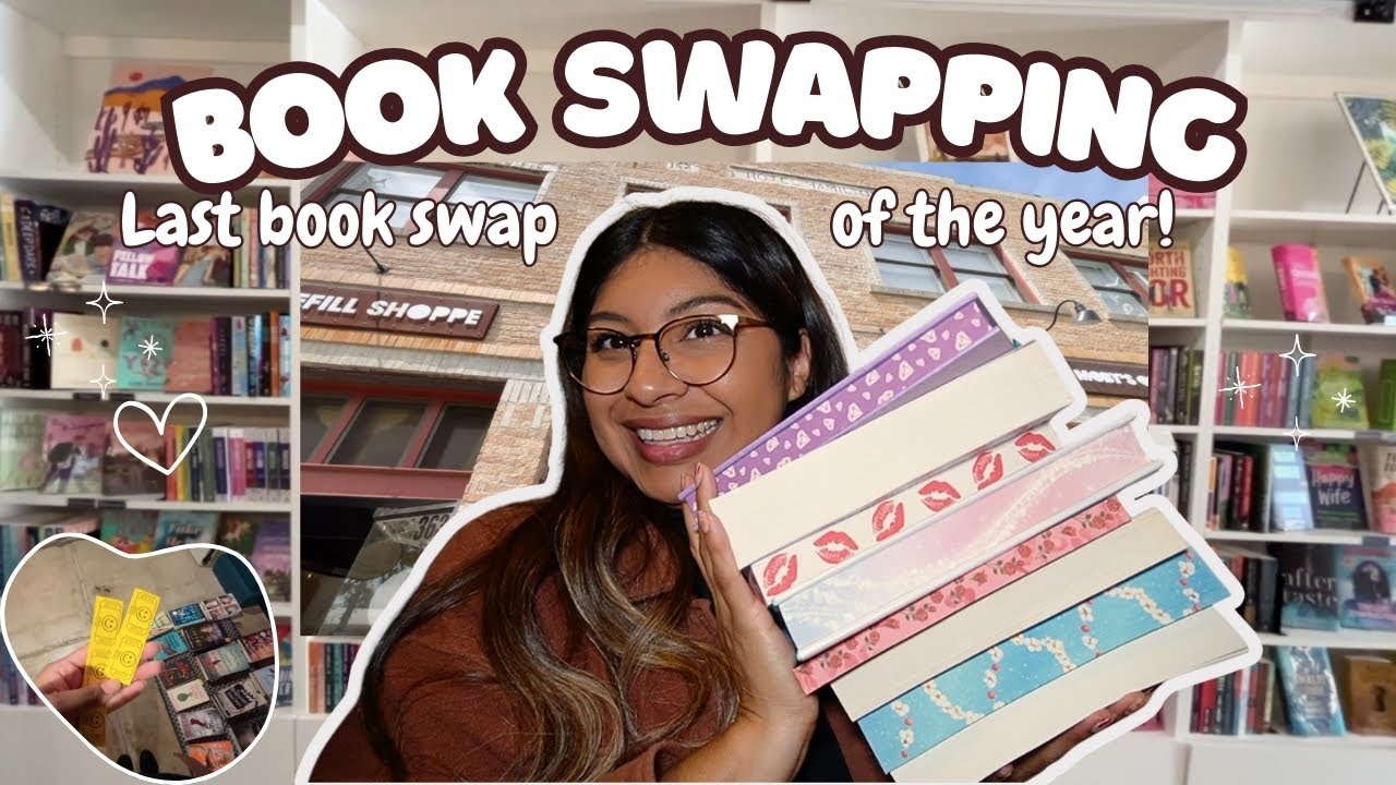 Cozy Bookstore Vlog! Bookswap with me at my favorite indie bookstore!