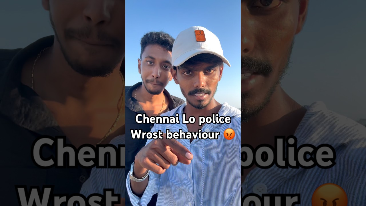 Chennai Lo Traffic Police pattukunaaru😡😡#vlog #chennai #information #shorts #viral #travel #police