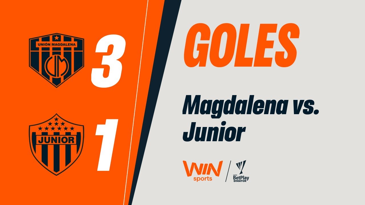 Unión Magdalena vs. Junior (goles) | Liga BetPlay Dimayor 2025-2 | Fecha 10