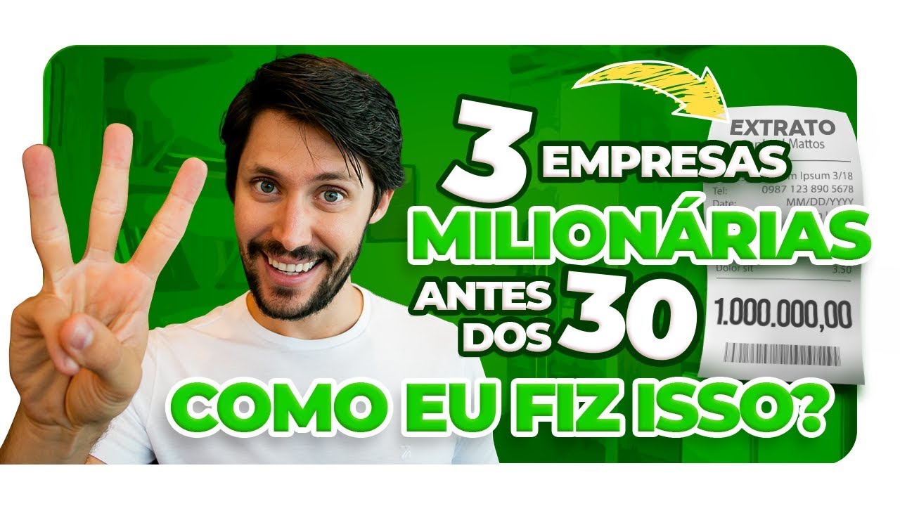 COMO EU FUNDEI TRÊS EMPRESAS MILIONÁRIAS ANTES DOS 30 ANOS (Minha história SEM EDIÇÃO)