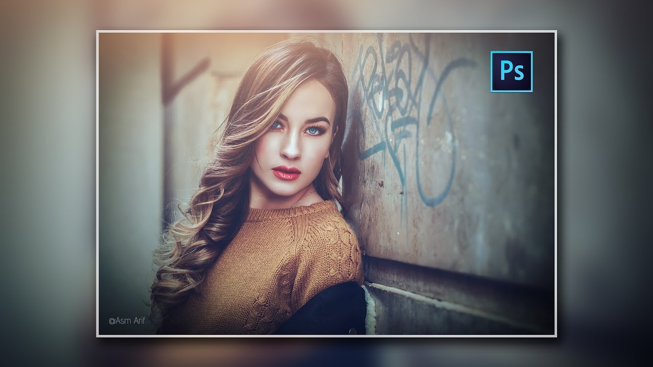 Photoshop cc tutorial: Skin retouching - Special technique