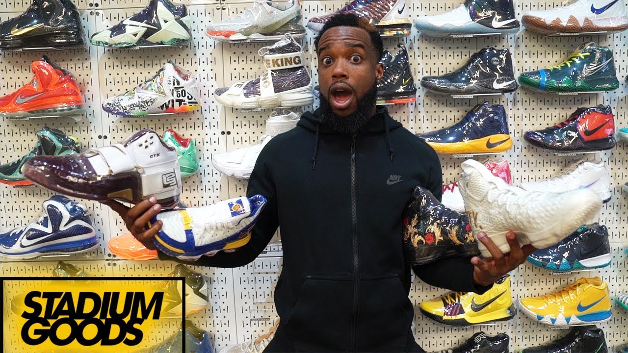 HUGE SNEAKER SHOPPING SPREE AT STADIUM GOODS IN SECRET BACKROOM!