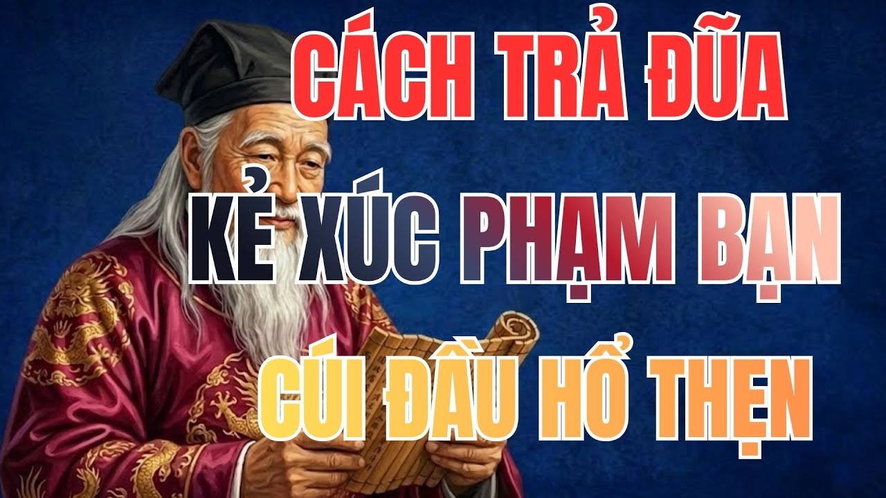 Cổ Nhân Dạy: 6 CÁCH TRẢ ĐŨA SÂU SẮC KHIẾN KẺ XÚC PHẠM BANH PHẢI CÚI ĐẦU | CỔ NHÂN