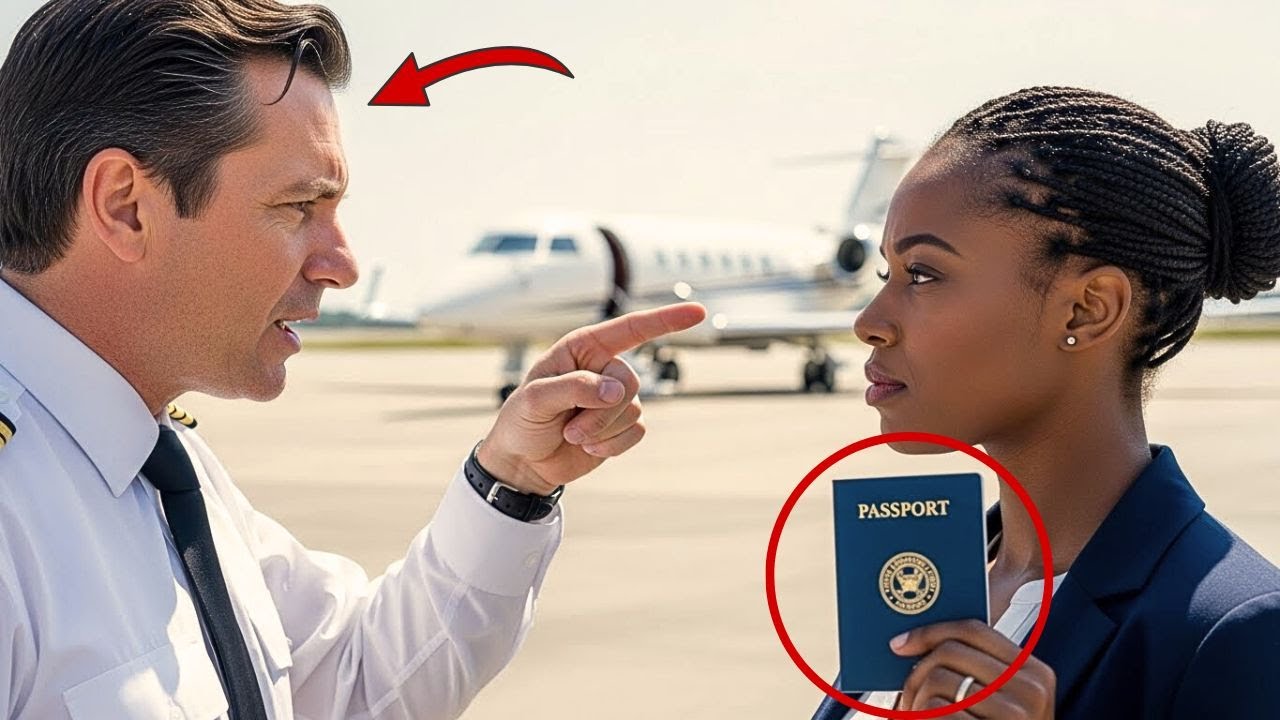 Mujer negra bloqueada en su jet privado y una sola sentencia destruye su carrera como piloto.