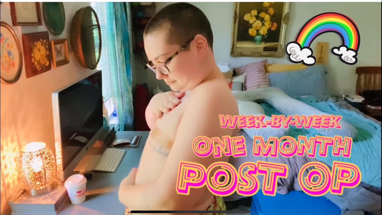 @justsaysk Non-binary Nipple-less Top Surgery Vlog- Week by Week - 1 month Post-Op UPDATE!