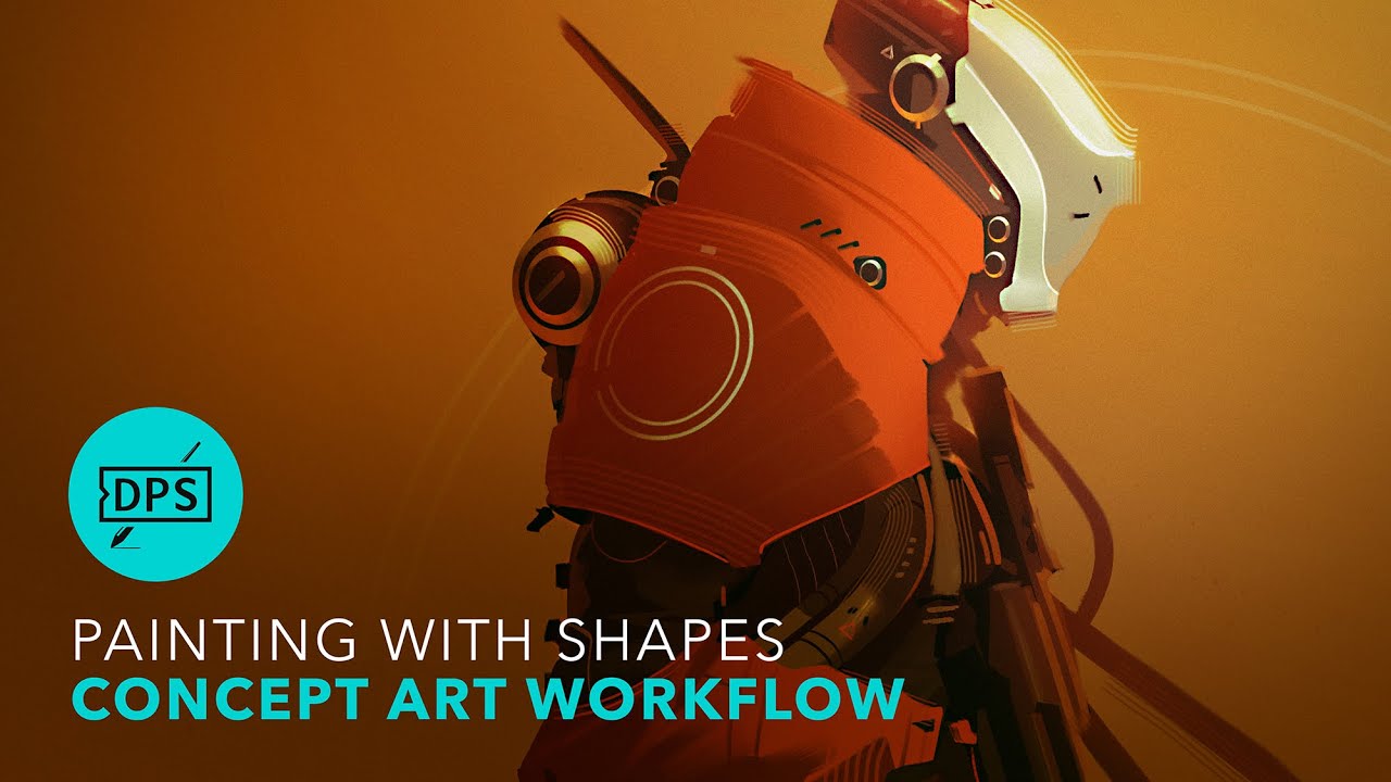 Shape Painting - Concept Art Workflow