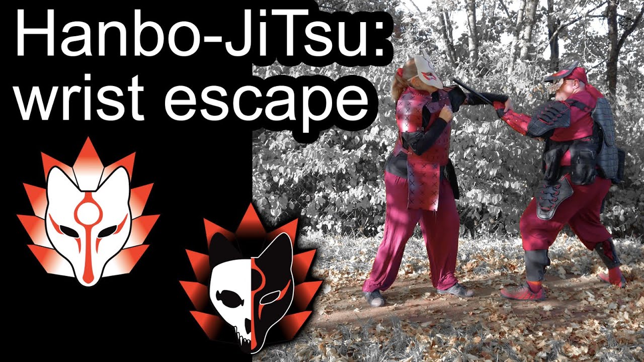 Hanbo-JiTsu: simple wrist escapes