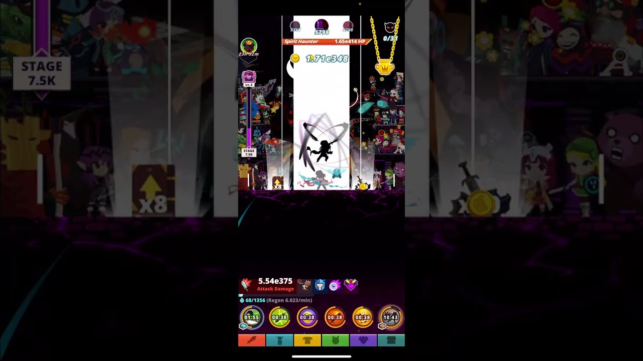 Tap Titans 2 | AT | Теневой клон | ФАРМ УРОВНЯ 10 |