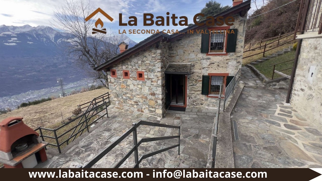 IN VENDITA: CASA SEMI INDIPENDENTE CON GIARDINO A CIVO (SO) SO0309GF - La Baita Case
