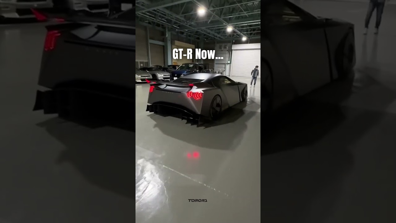 GTR Now VS Then... #gtr #nissan #automobile #car #shorts