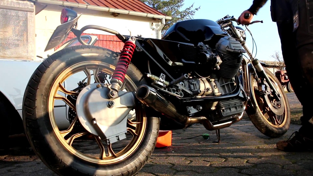 moto guzzi cafe racer sound!