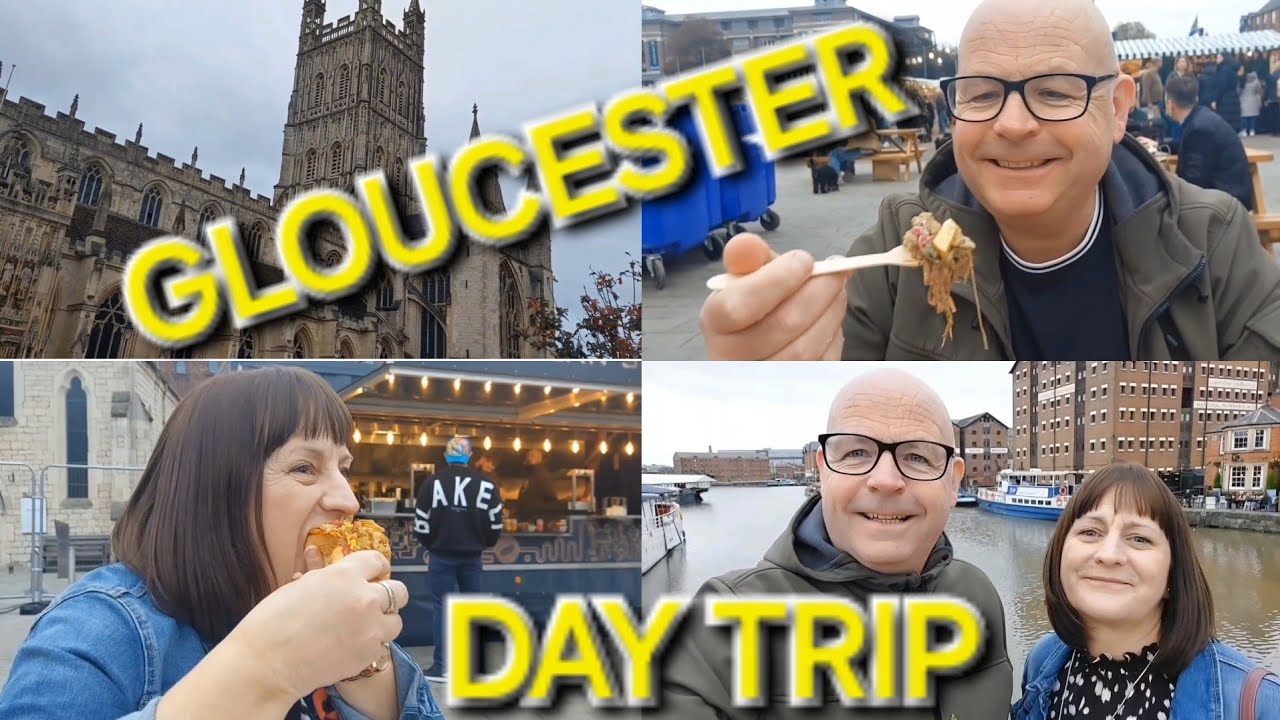 FIRST CHRISTMAS MARKET of 2024 - FAMOUS CATHEDRAL and DELICIOUS STREET FOOD in GORGEOUS GLOUCESTER