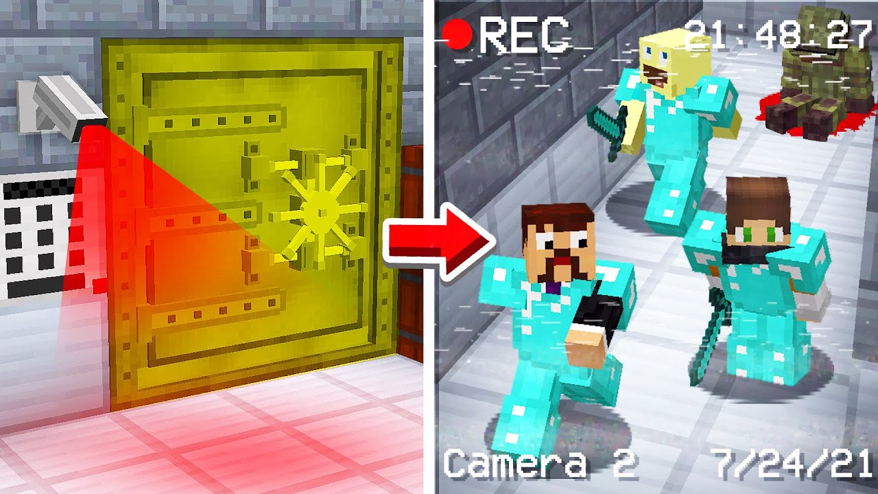 Война в Minecraft, но мы пробираемся на вражескую базу...