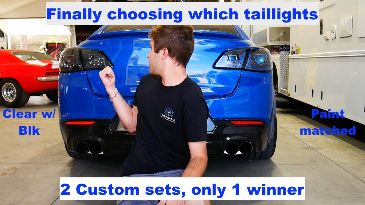 I finally decided on which Custom Taillights are staying on the Chevy SS! (They look killer!)