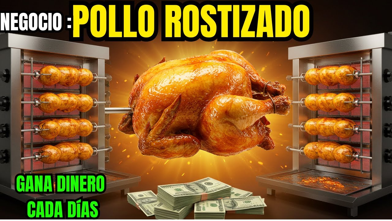 NEGOCIO del POLLO ROSTIZADO: Gana Dinero TODOS los D&iacute;as con POCA INVERSI&Oacute;N