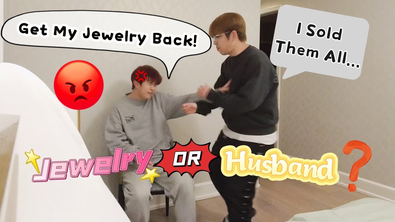 I Sold Out My Wife's Jewelry Secretly, He Went Crazy! | Surprise Gift Prepared | Gay Couple Prank