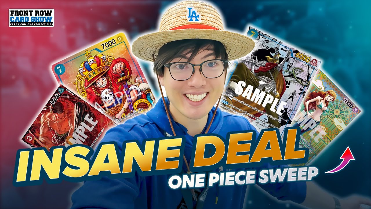 One Piece SWEEP at Front Row Card Show (Vendor POV/One Piece TCG/Pokemon TCG/Union Arena)