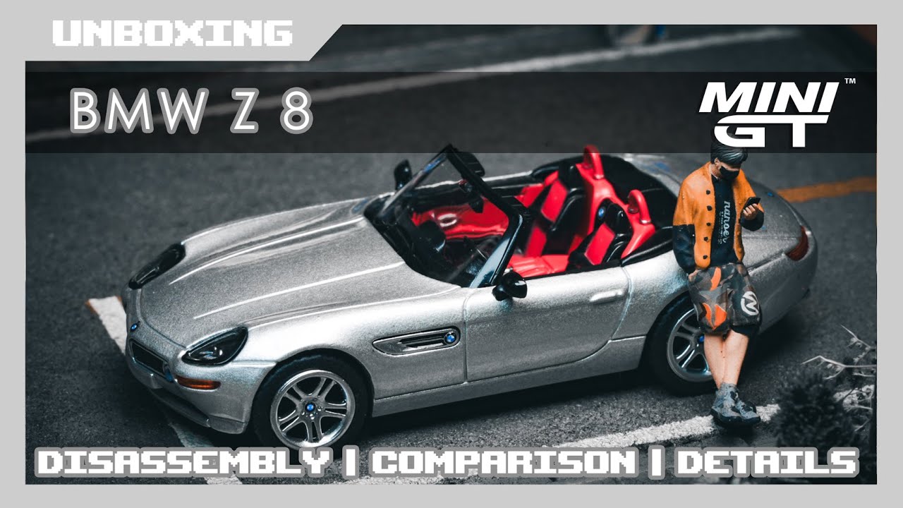 Unboxing MINI GT 1:64 BMW Z 8 I CC [貓哥Vlog 355] ENG &中文