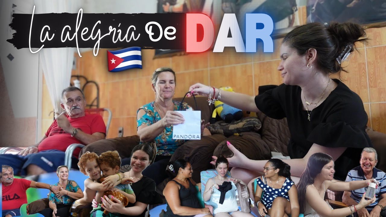 Les llevo REGALOS a mi familia en CUBA y lo mejor fue su REACCIÓN🥰 #VLOG #reencuentros