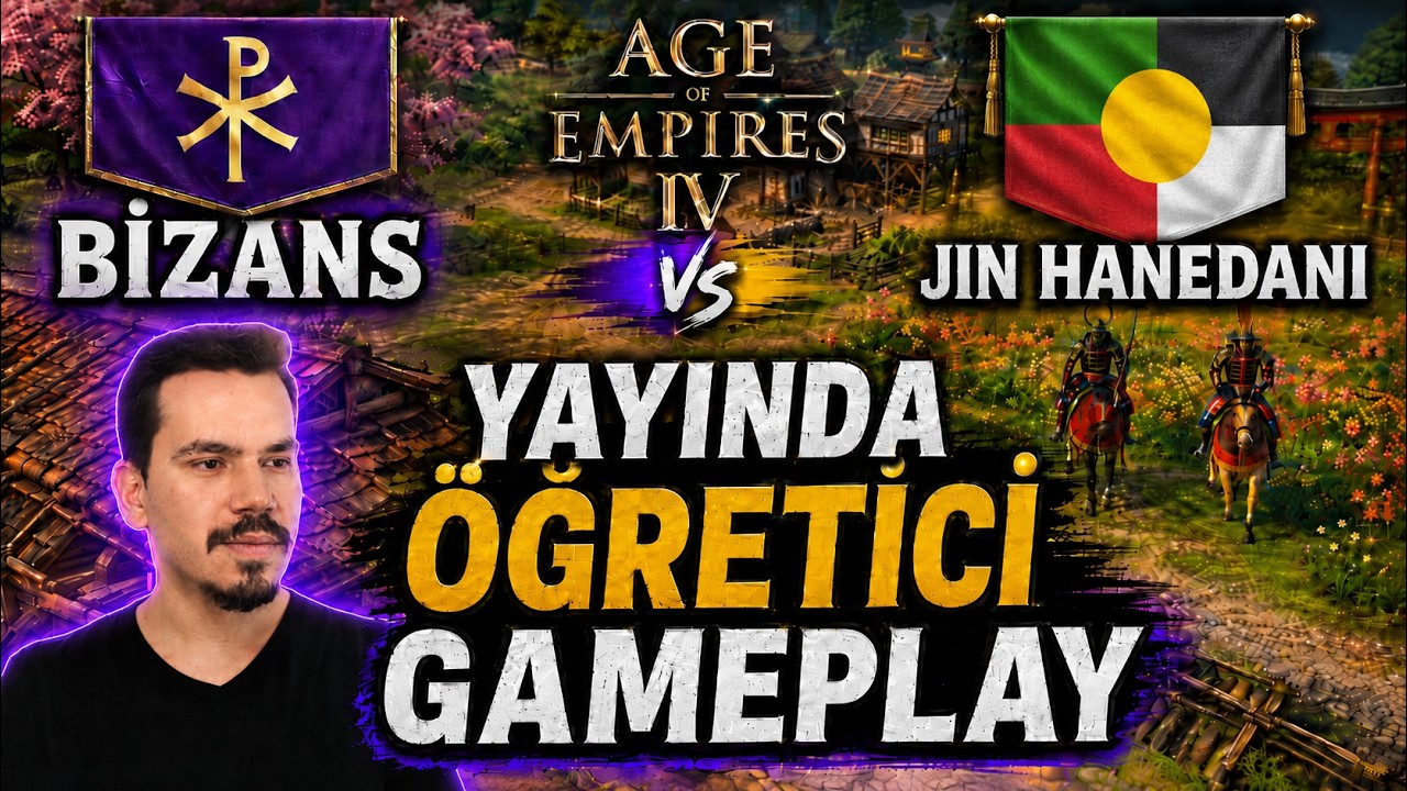 Bizans Oyun İ&ccedil;i &Ouml;ğretici Anlatım  | 1vs1 | Age Of Empires 4