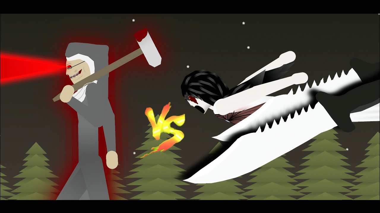 SLENDRINA VS EVIL NUN ( Animation by HorrorNighT sticknodes animator ) Read Description 