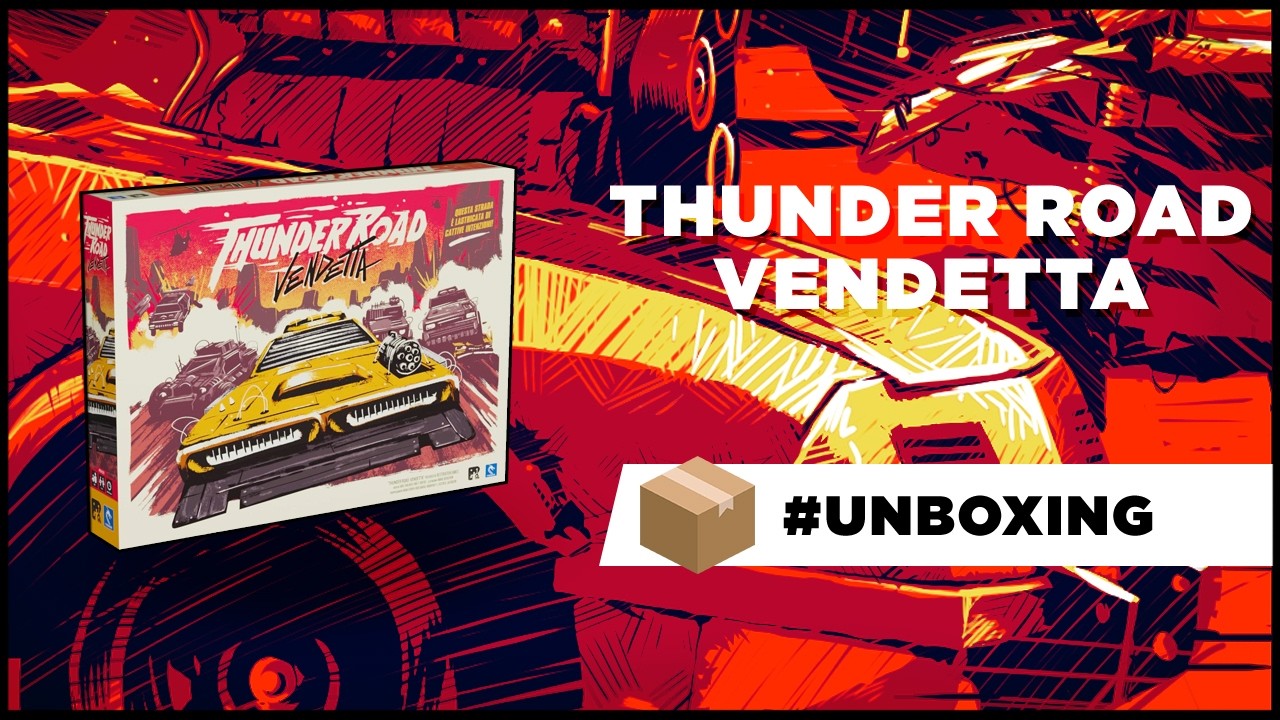 THUNDER ROAD VENDETTA un fury road fatto gioco UNBOXING