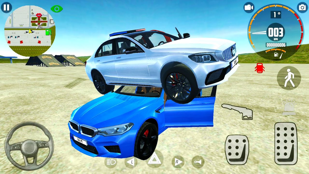German Cars M5 & C63 Simulator #4 - BMW and Mercedes Competition Game - Android Gameplay