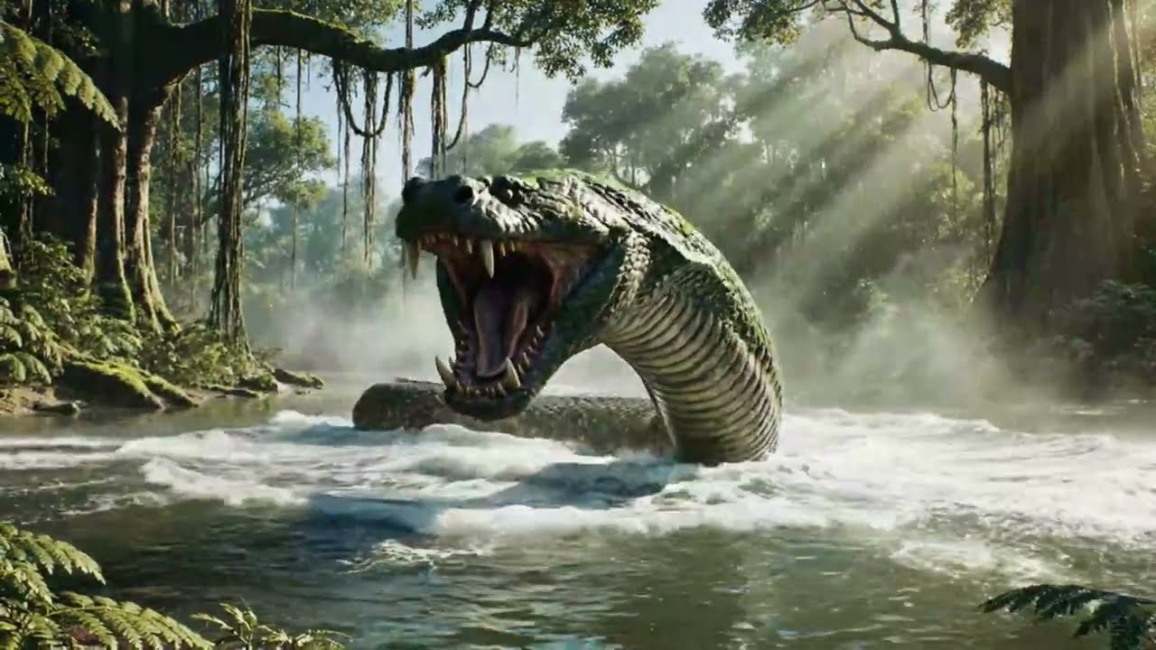 Gaint Gorilla vs titanoboa Snake|Gunglw Battle  Titanoboa vs Monster Snake
