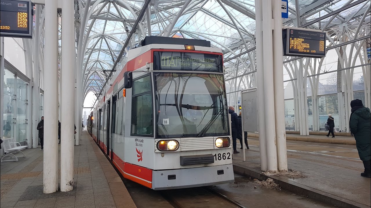Duewag NF6D #1866 MPK Łódź (linia 11A)