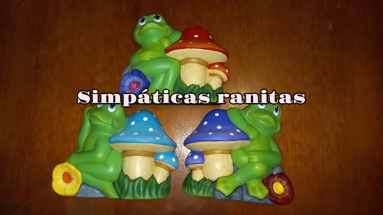 PINTA UNAS SIMPÁTICAS RANITAS