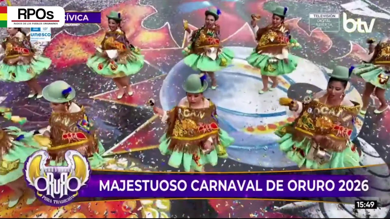 #RPOs,  fastuosa entrada del Carnaval de Oruro
