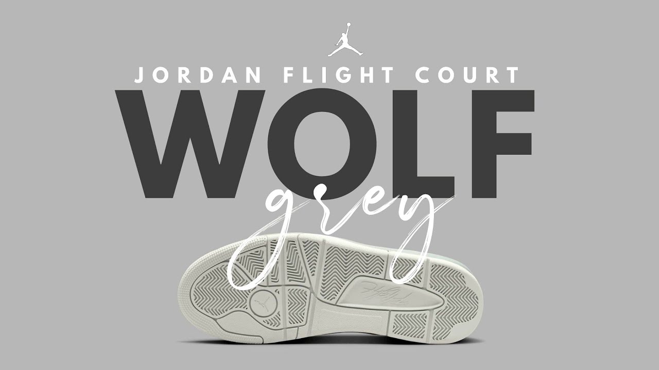 Jordan Flight Court WOLF GREY 2025 🐺 &mdash; The Cleanest Jordan for Everyday Wear!