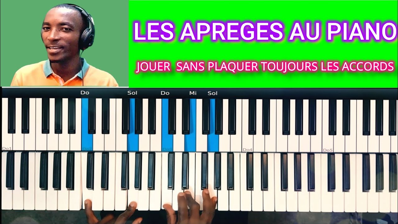 Les arpèges au piano tutoriel pour les débutants #28