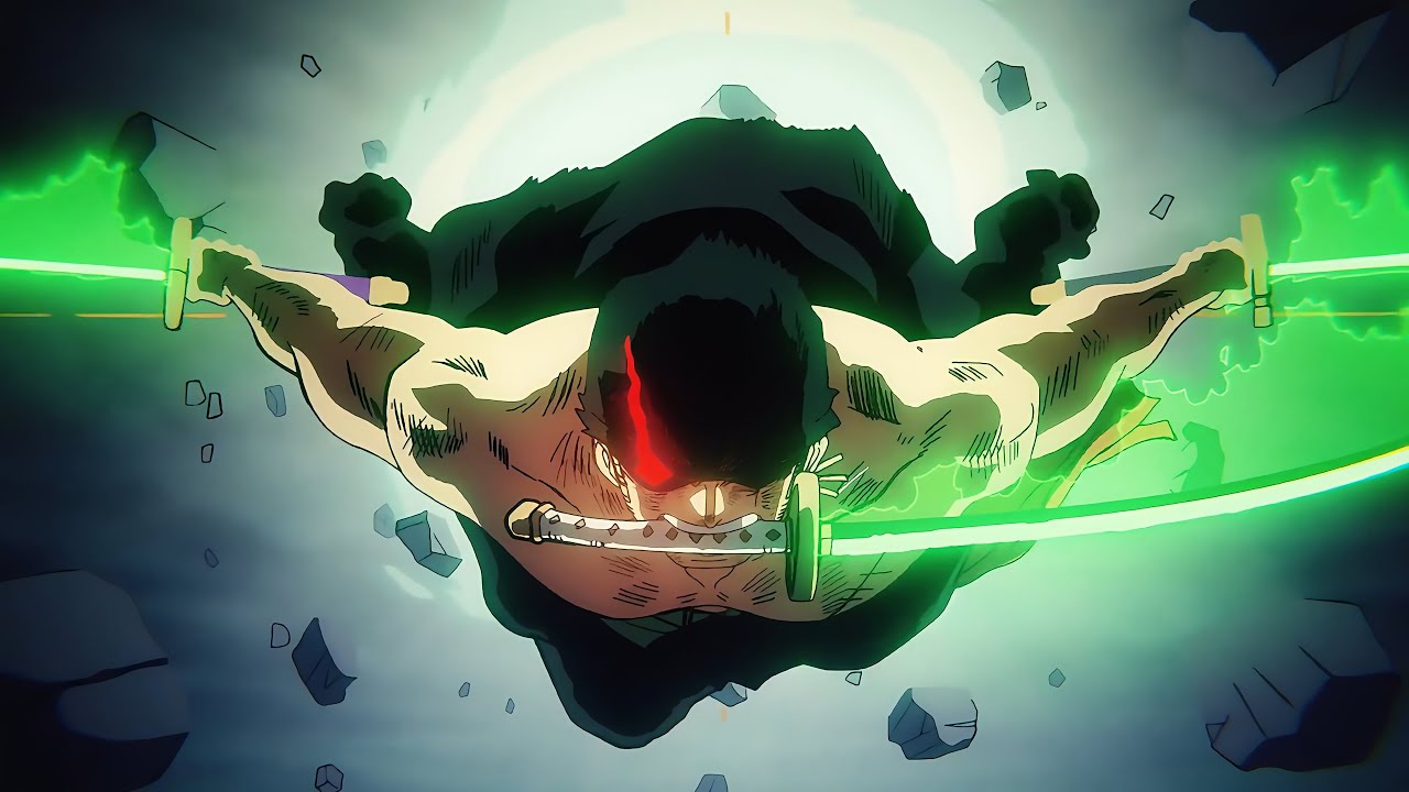 Linkin Park - No More Sorrow [AMV] One Piece: Zoro VS King 4K (30fps)